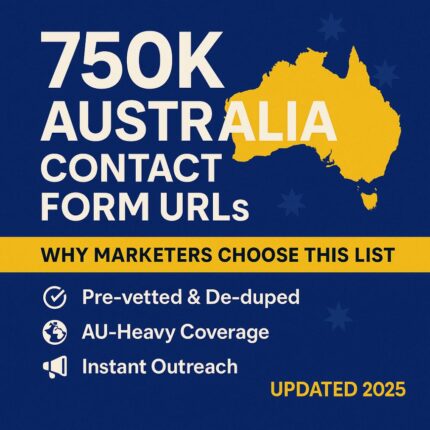 750k 1m australian contact form urls