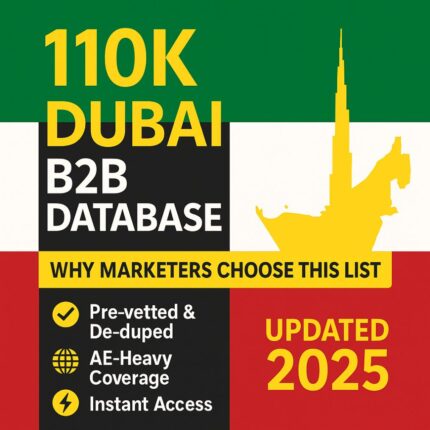 dubai b2b database 110000 contacts