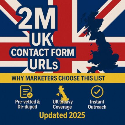 2 million united kingdom website contact form urls for scrapebox gsa website contact form submitters